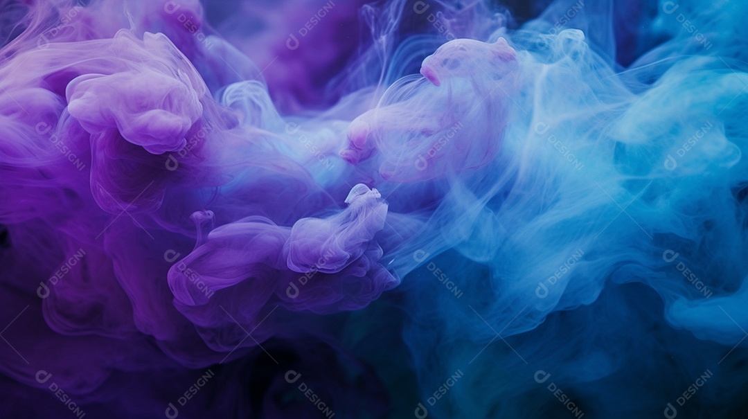 Textura de névoa cor de fumaça mistura de tinta e água