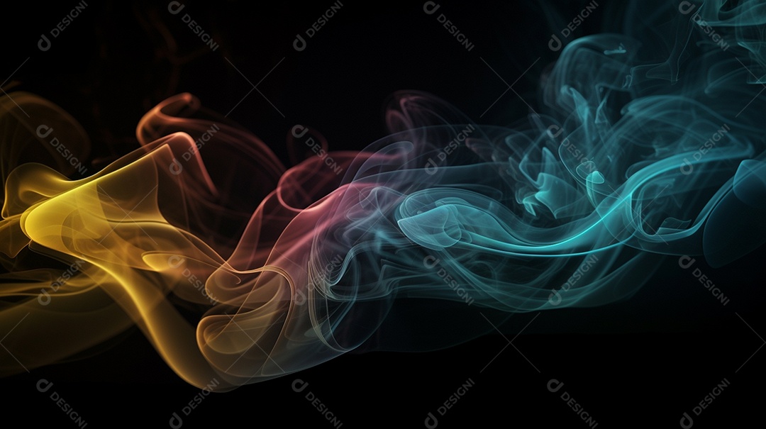 Fundo de fumaça gradiente