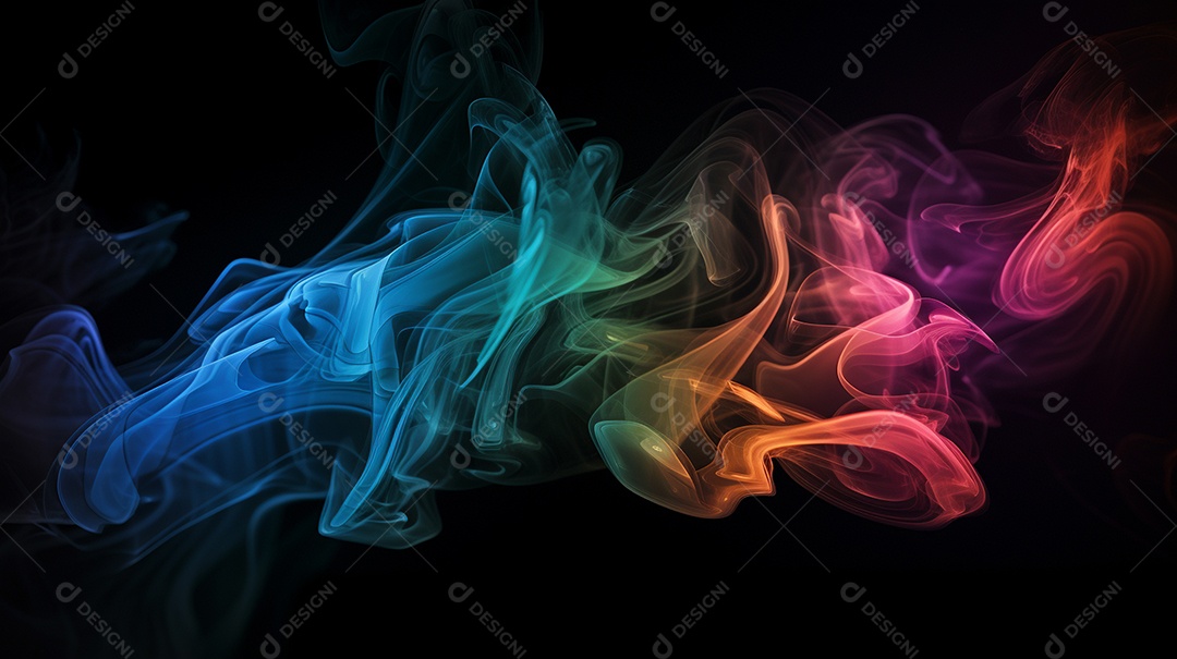 Fundo de fumaça gradiente