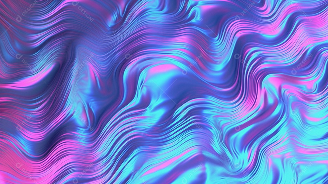 Holográfico dos anos 80 rosa e azul fosco sem emendas