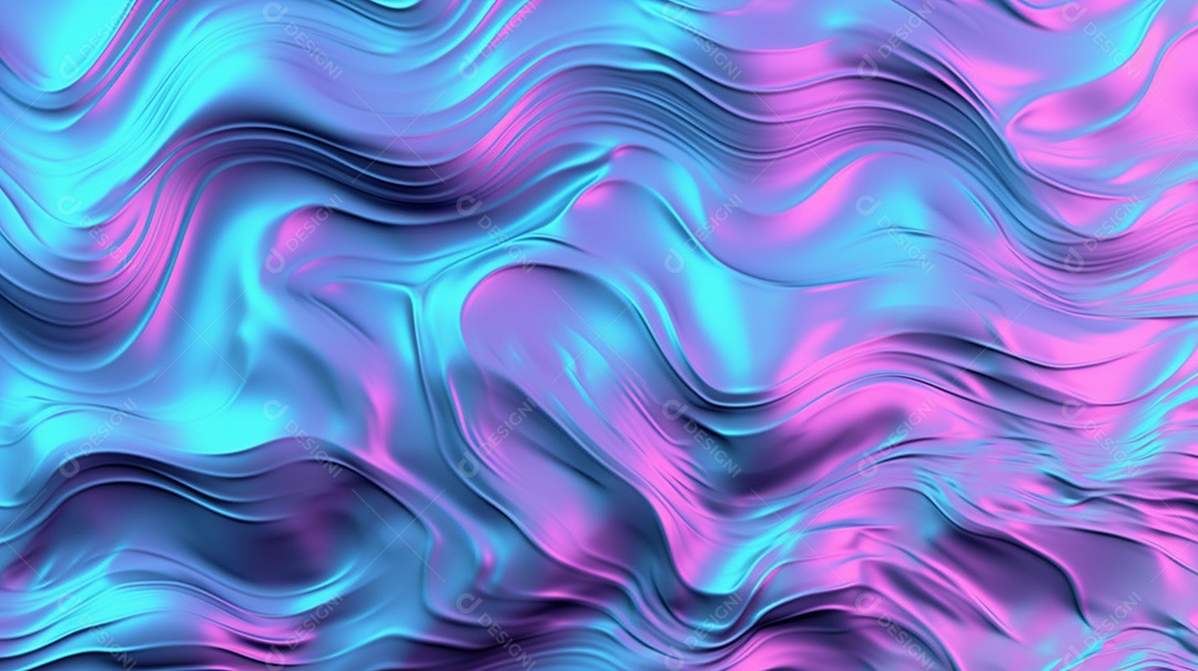 Holográfico dos anos 80 rosa e azul fosco sem emendas