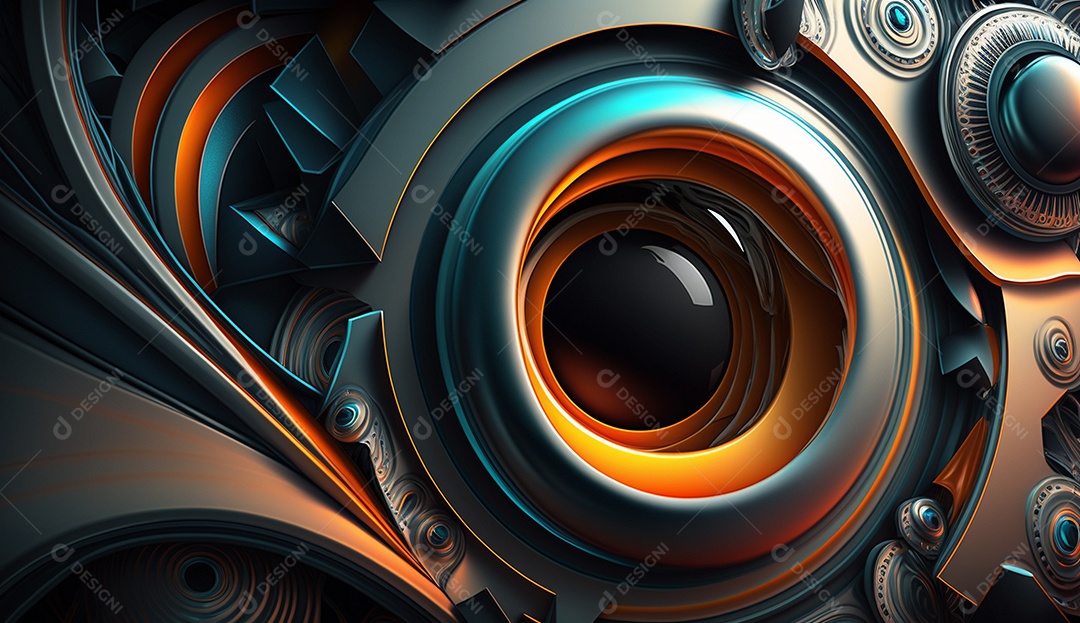 Fundo abstrato de tecnologia ultra realista