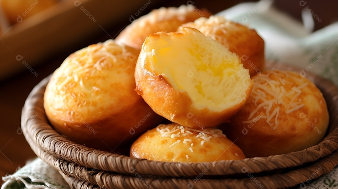 Pão De Queijo Em Vasilha