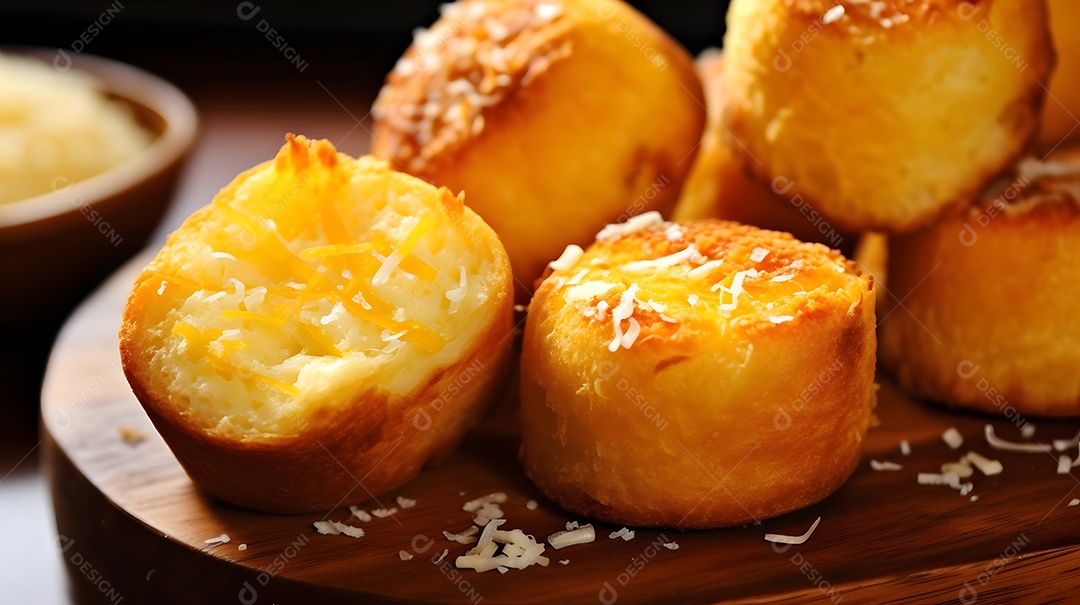 Pão De Queijo Em Vasilha