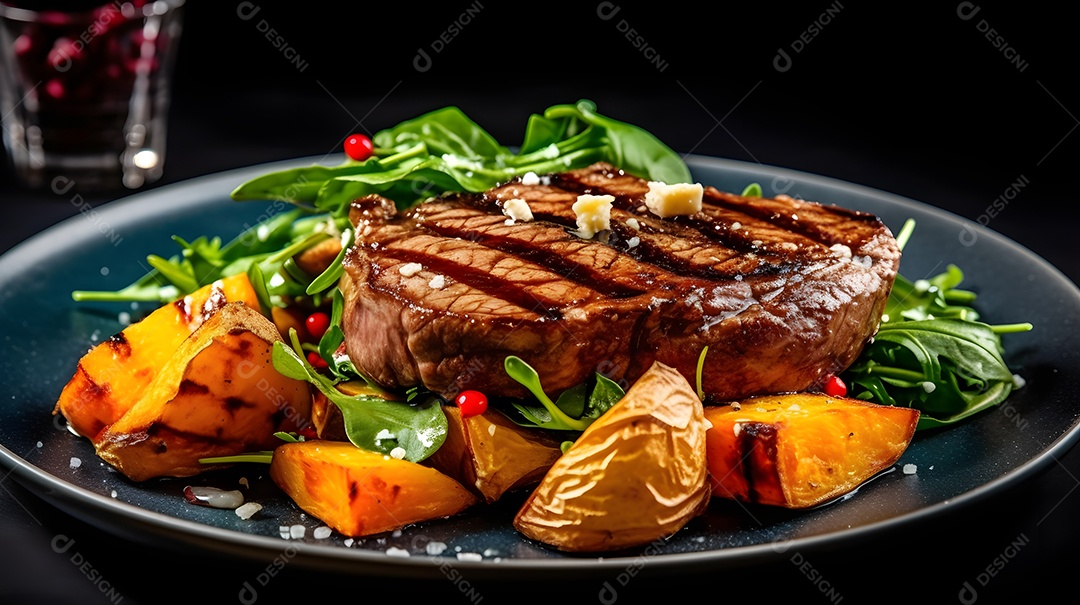 Prato De Bife Grelhado e Outros Acompanhamentos