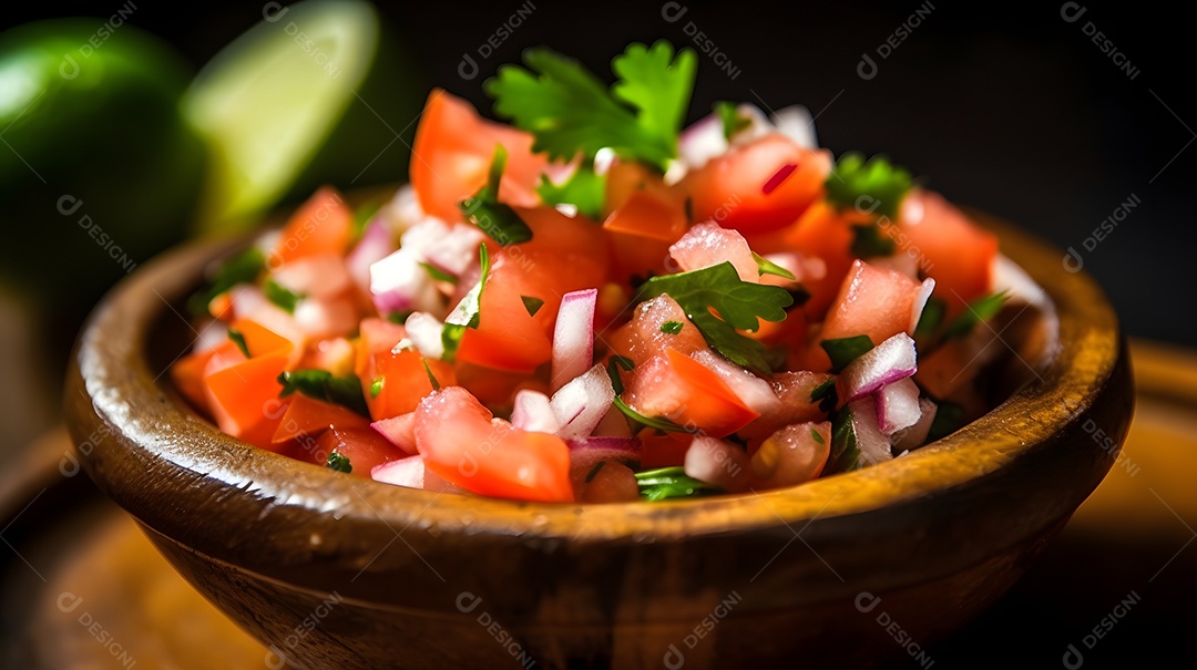 Prato De Comida Pico De Gallo