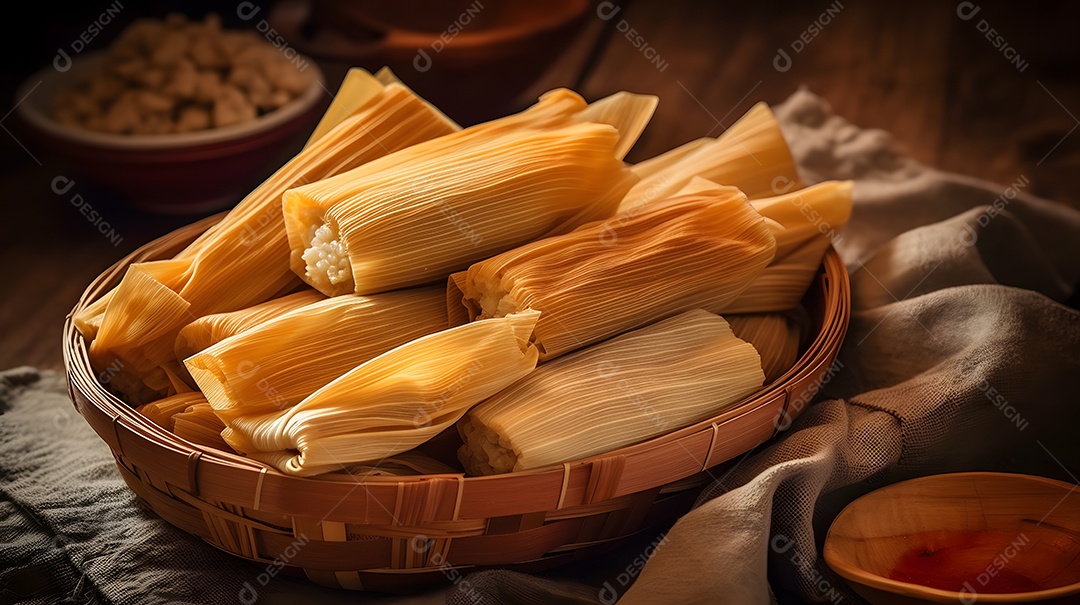 Prato De Comida Tamal Pork Tamales