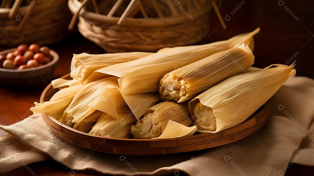 Prato De Comida Tamal Pork Tamales