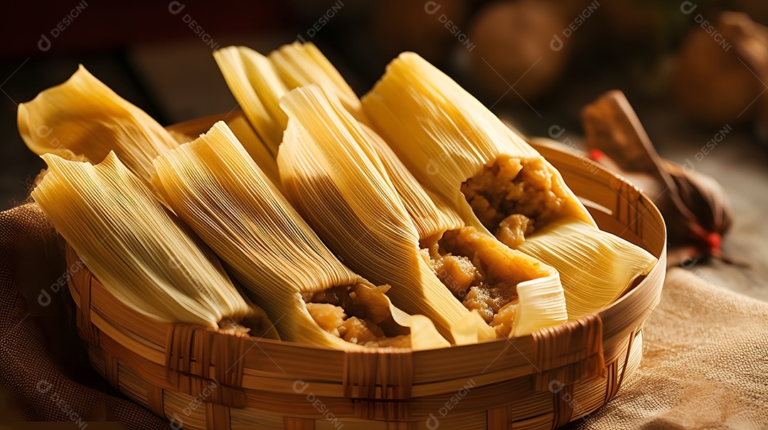 Prato De Comida Tamal Pork Tamales