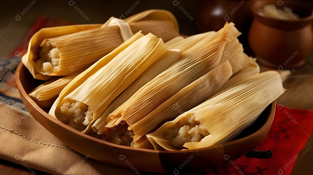 Prato De Comida Tamal Pork Tamales