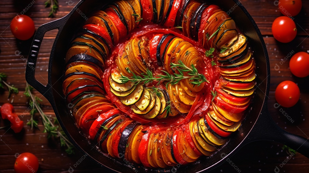 Prato De Comida Ratatouille