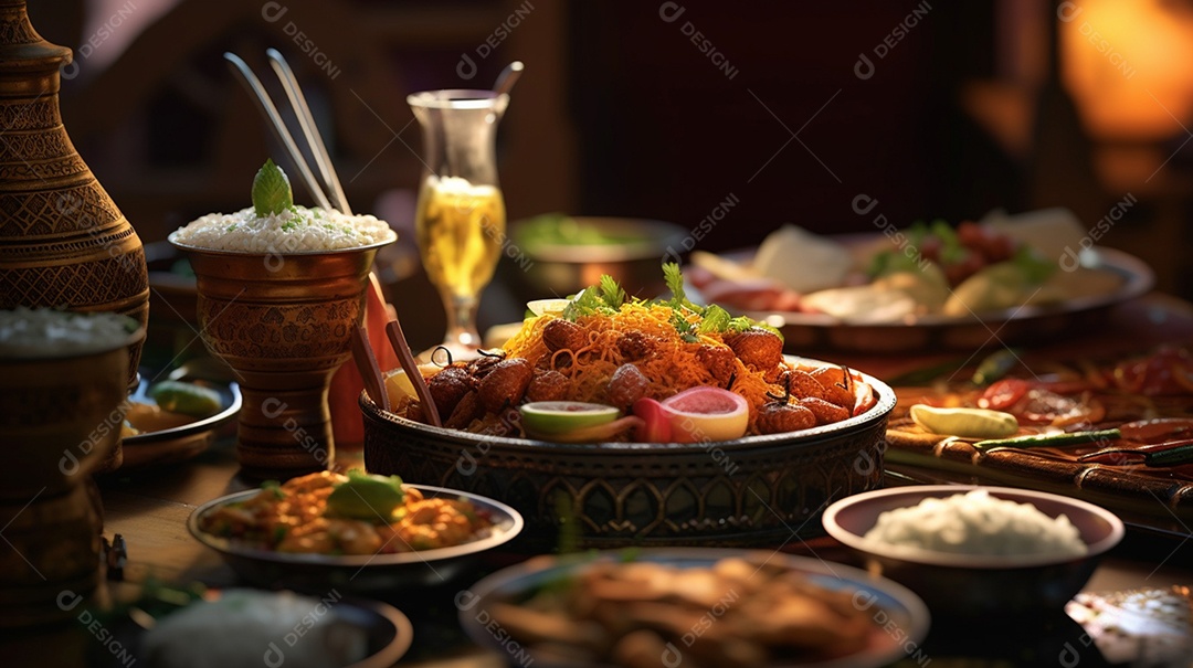 Mesa de café da manhã