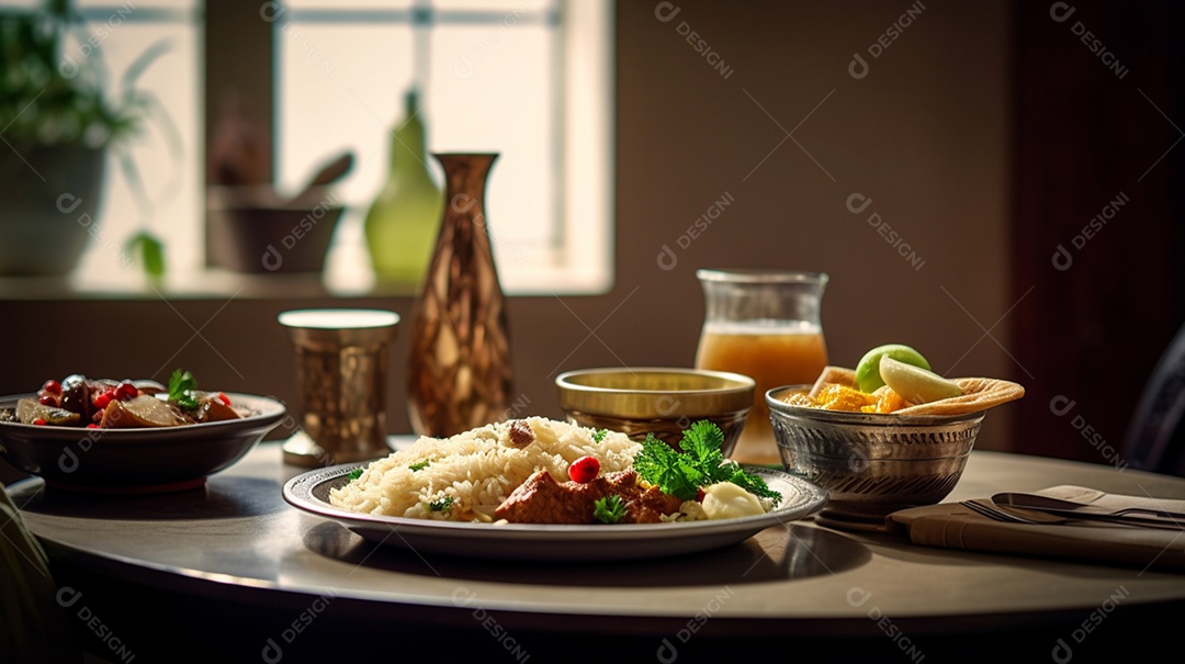 Mesa de café da manhã