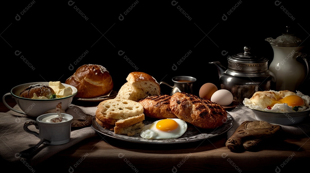 Mesa de café da manhã