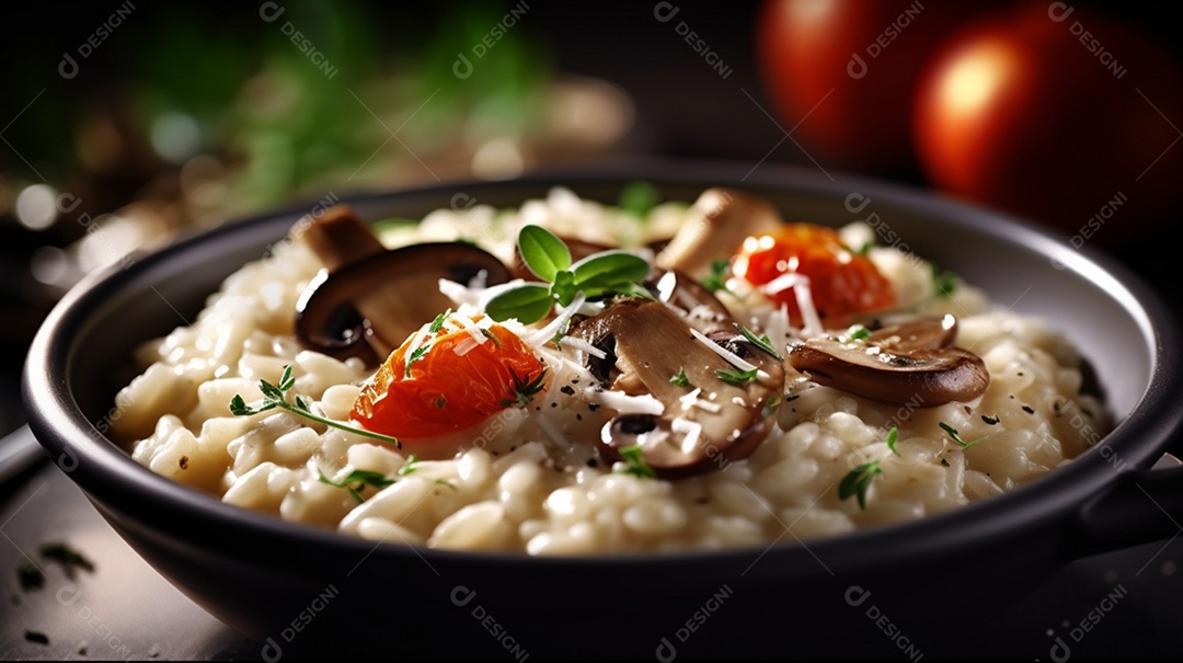 Prato de comida sobre uma mesa de restaurante