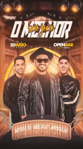 ERRO DE IMAGEM Flyer O Melhor São João Cantores Story Social Media PSD Editável