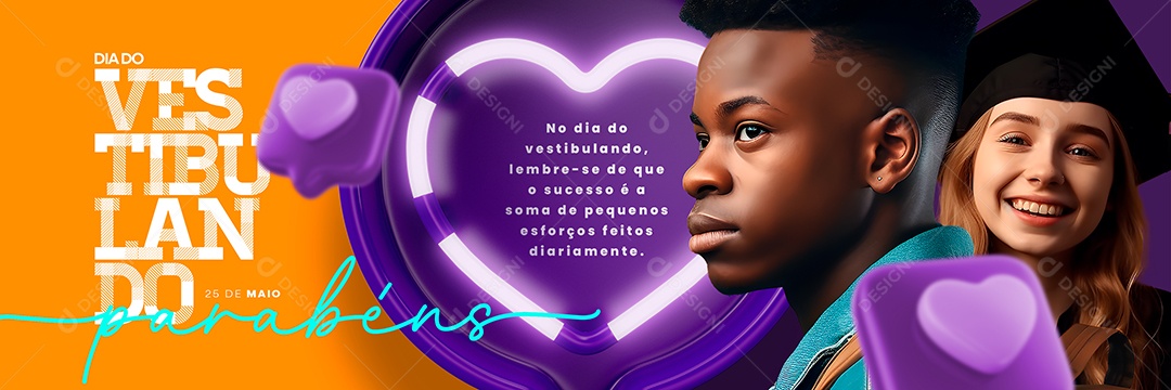 Parabéns Dia Do Vestibulando 24 De Maio Carrossel Social Media PSD Editável