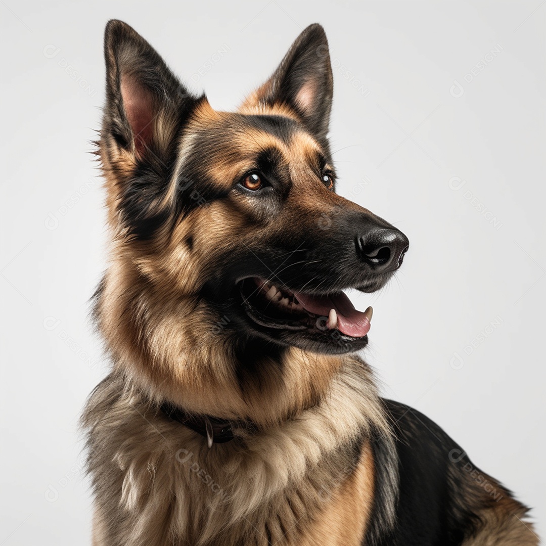 Lindo cachorro pastor alemão