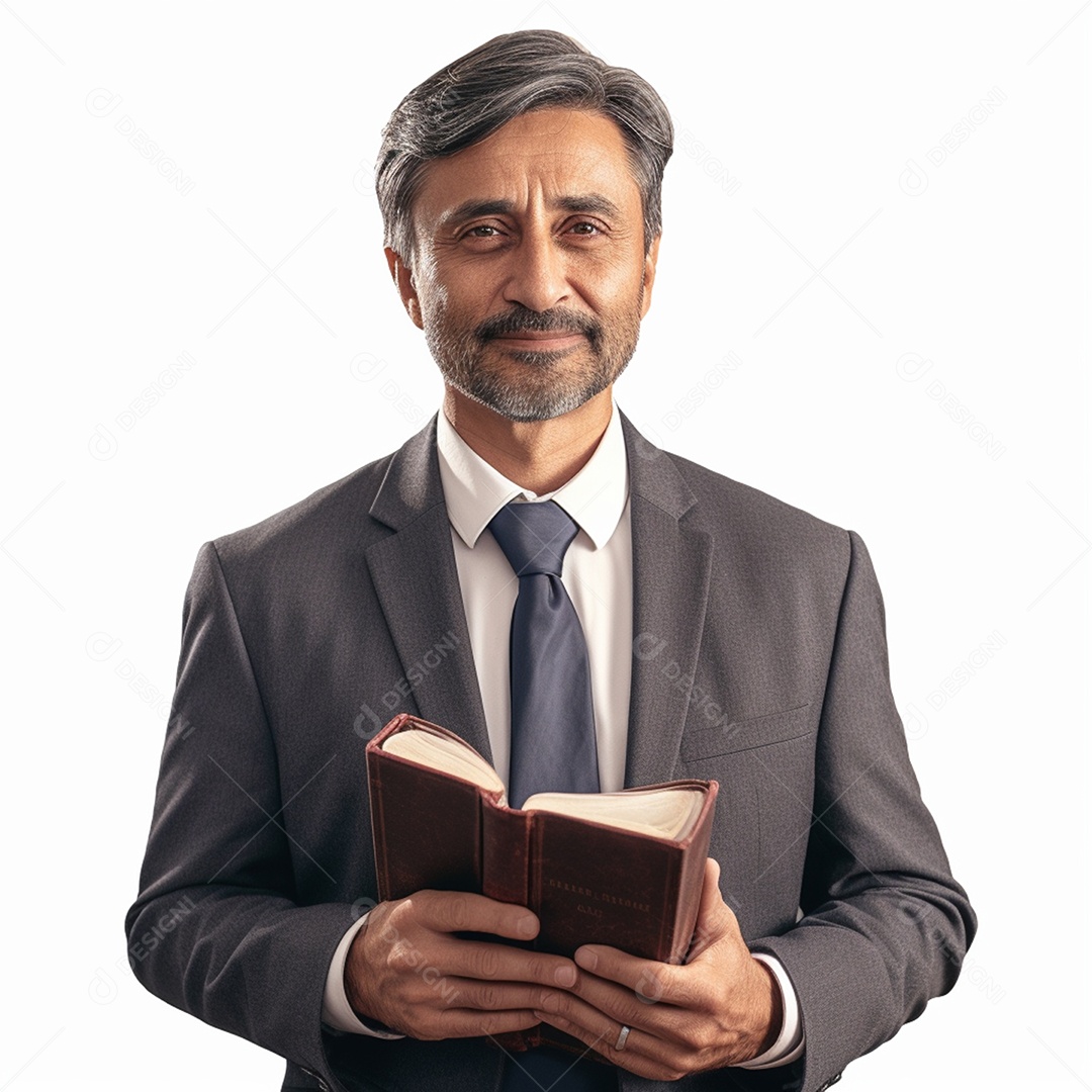 Homem evangélico pastor de igreja