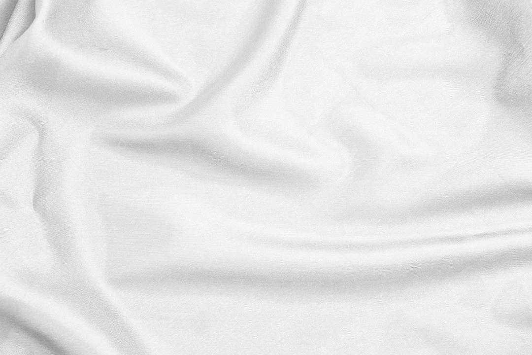 Tecido de seda branco elegante e liso ou textura de pano de luxo acetinado para fundo abstrato