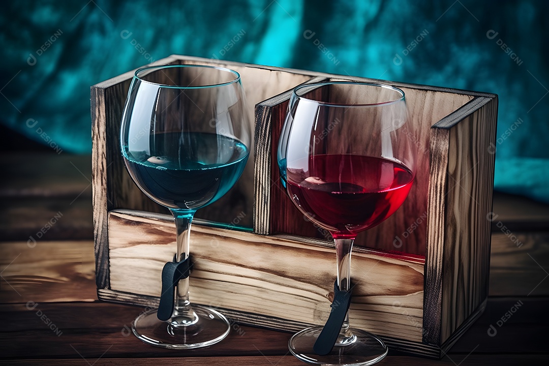 Taças De Vinho De Diferentes Sabor