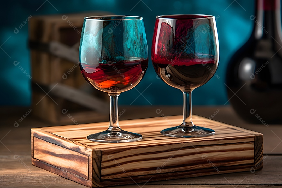 Taças De Vinho De Diferentes Sabor