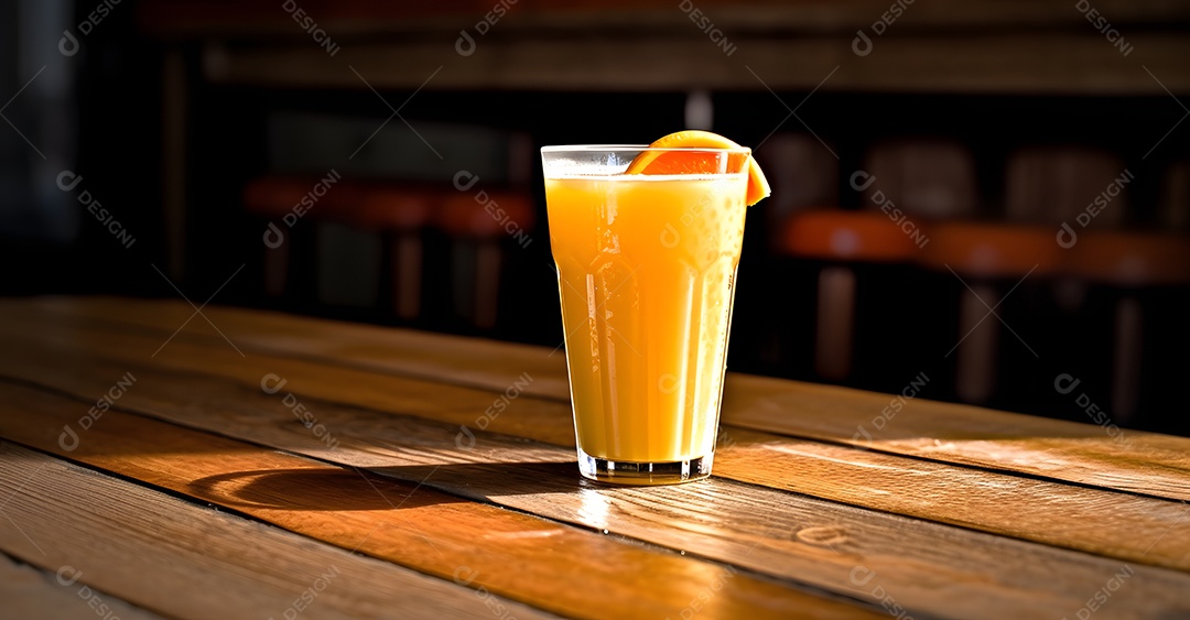 Copo De Suco De Laranja
