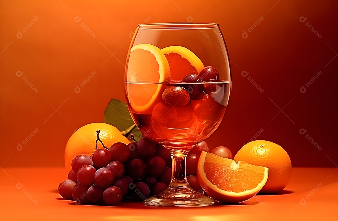 Copo De Bebida De Frutas