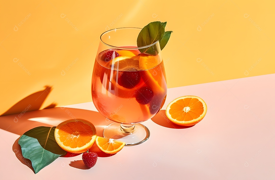 Copo De Bebida De Laranja