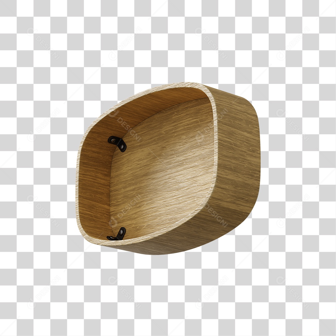 Madeira 3D Elemento Para Composição PNG Transparente