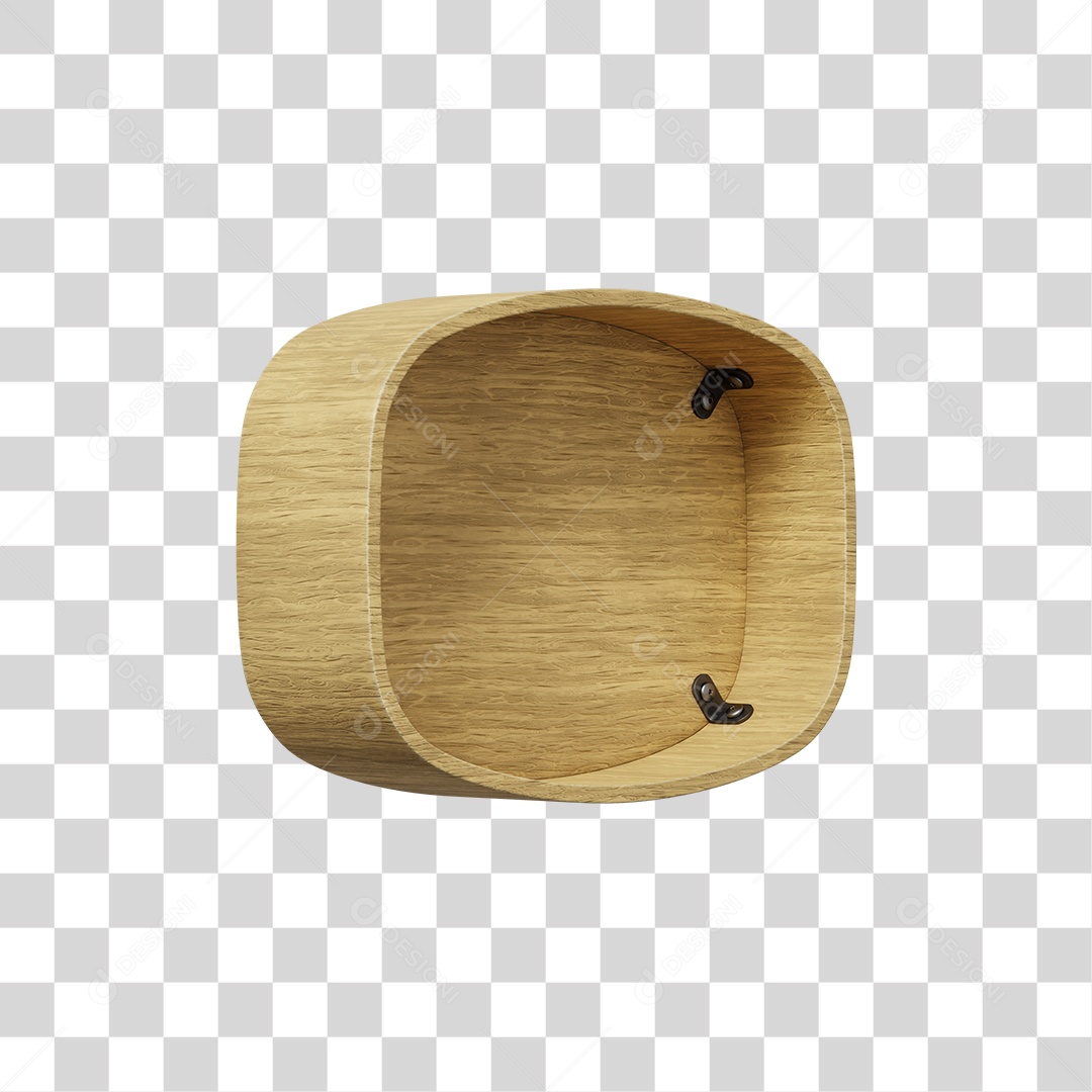 Madeira 3D Elemento Para Composição PNG Transparente