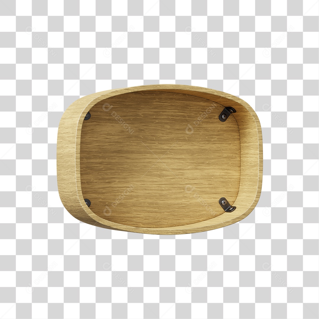 Madeira 3D Elemento Para Composição PNG Transparente