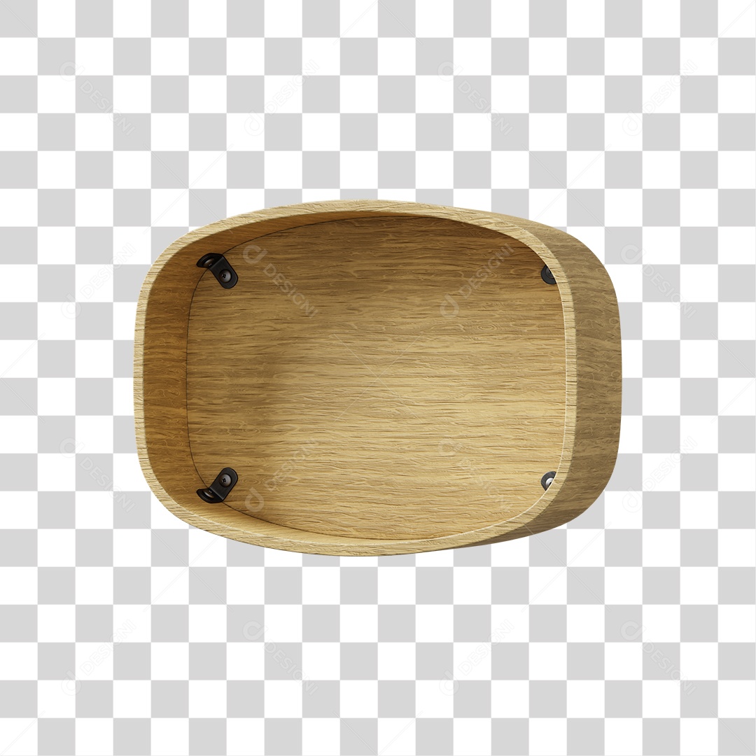 Madeira 3D Elemento Para Composição PNG Transparente