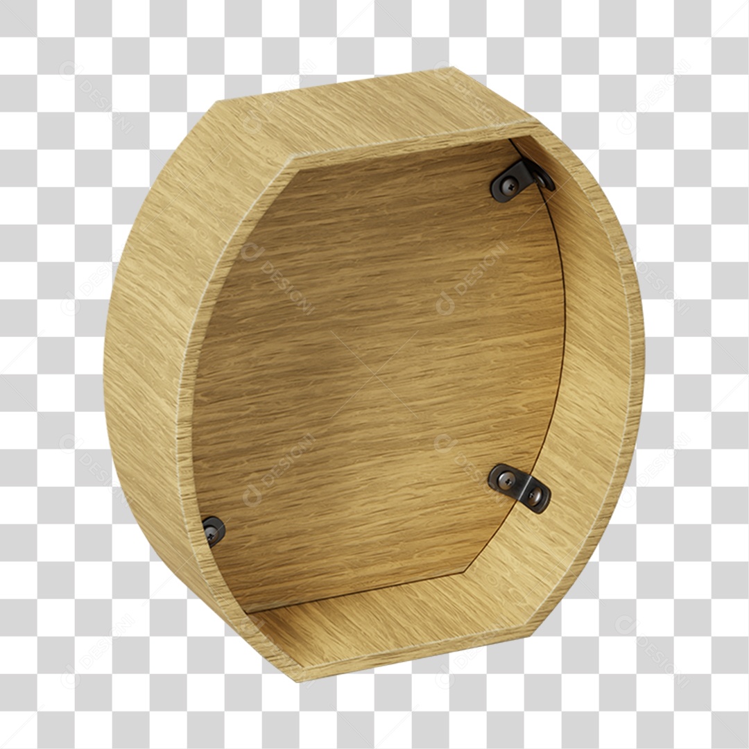 Madeira 3D Elemento Para Composição PNG Transparente