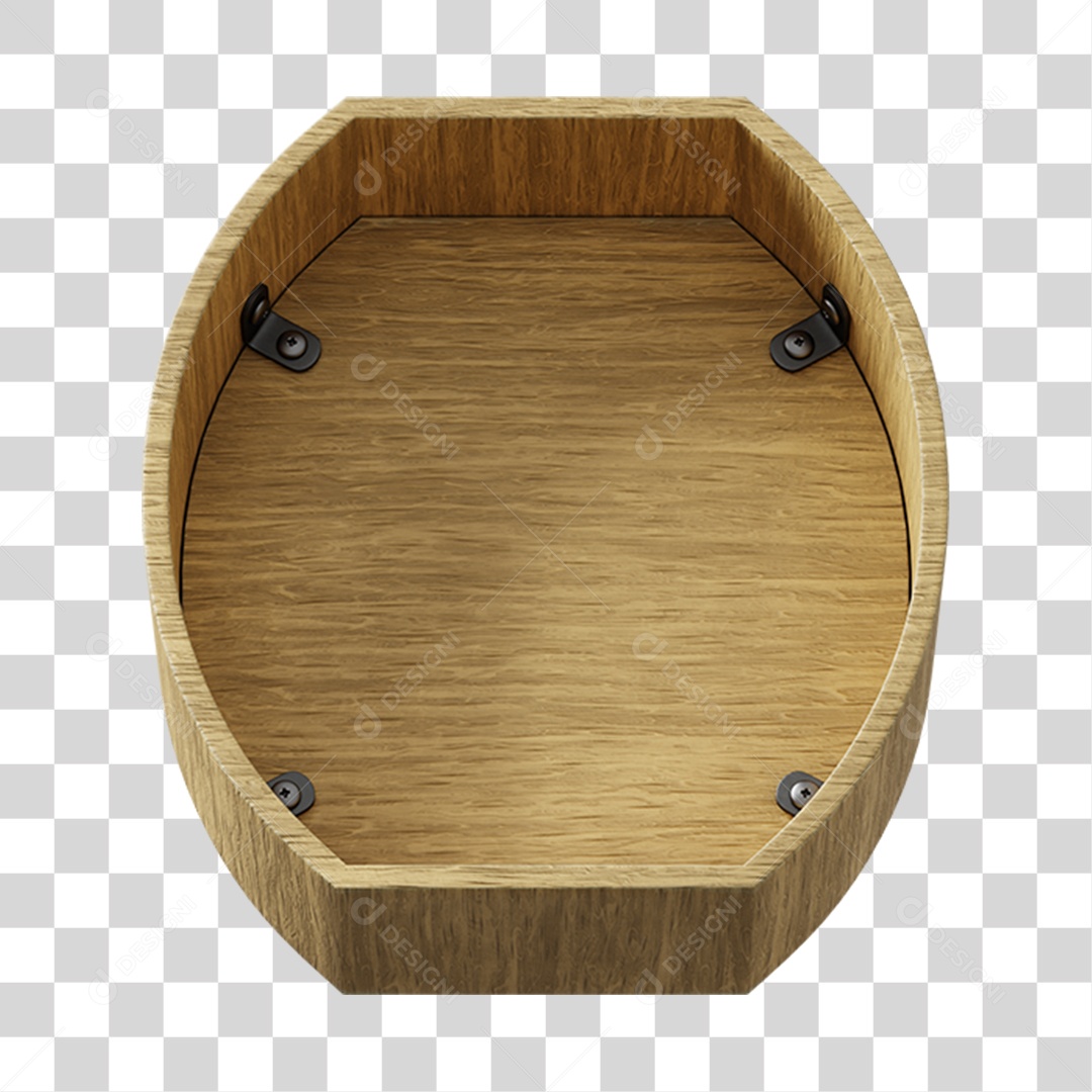 Madeira 3D Elemento Para Composição PNG Transparente