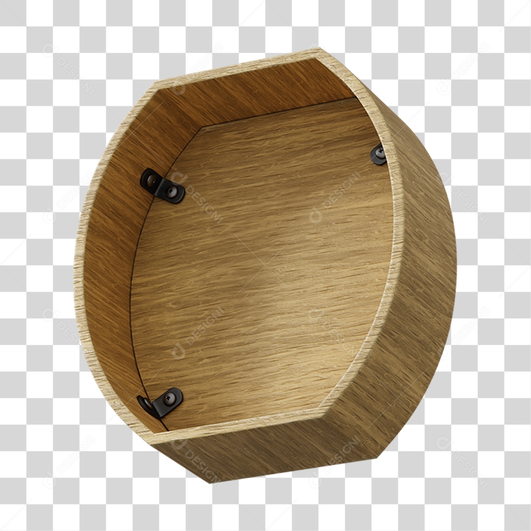 Madeira 3D Elemento Para Composição PNG Transparente
