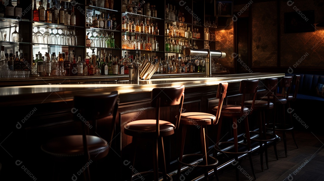 Fundo De Bebidas Em Destilaria