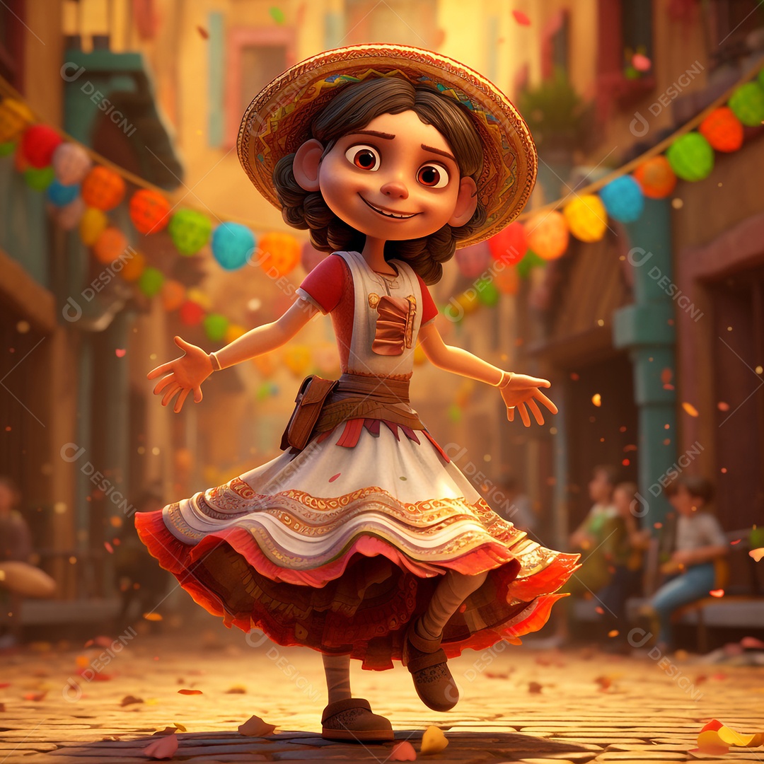 Comemoração de festa junina