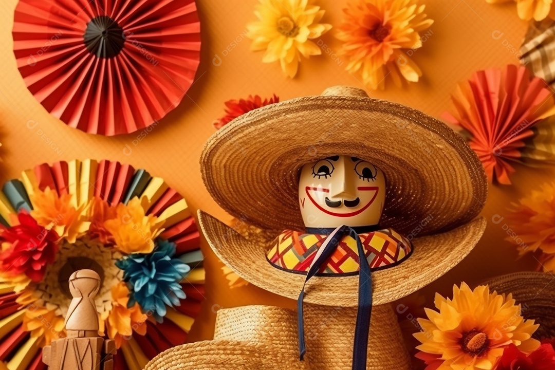 Comemoração de festa junina