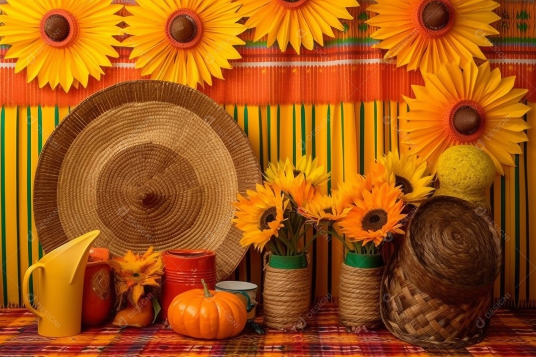 Comemoração de festa junina