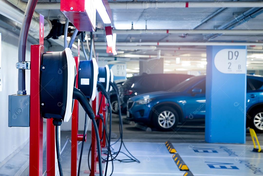 Estação de carregamento de carros elétricos para carregar bateria EV