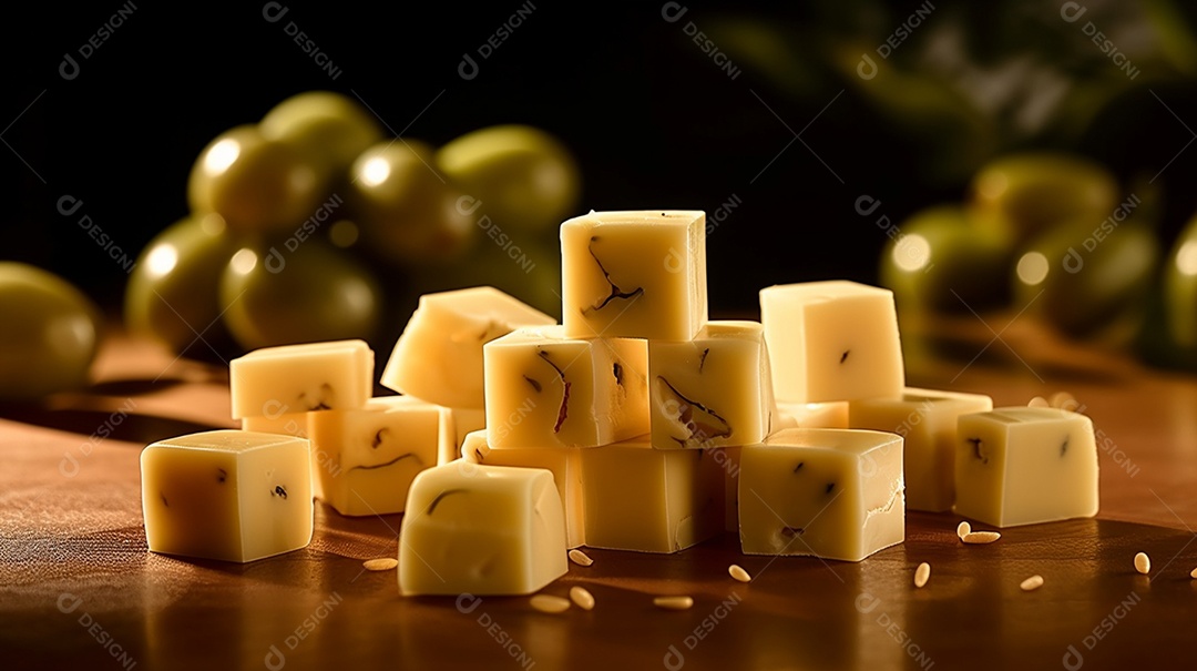 Comida sobre prato em uma mesa de madeira