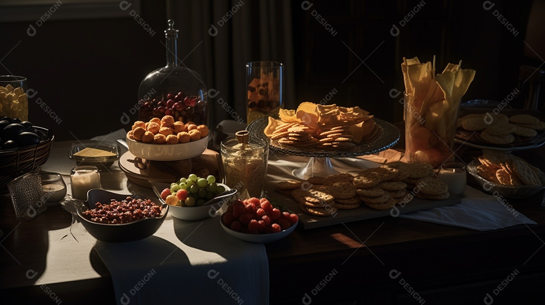Mesa de café da manhã