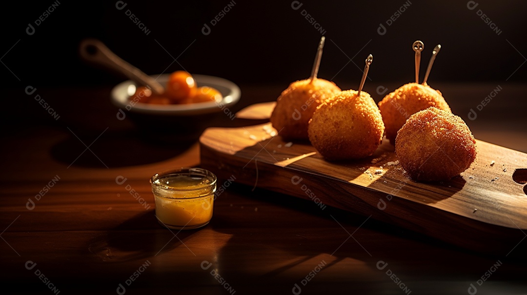 Sanduiche sobre prato em uma mesa de madeira
