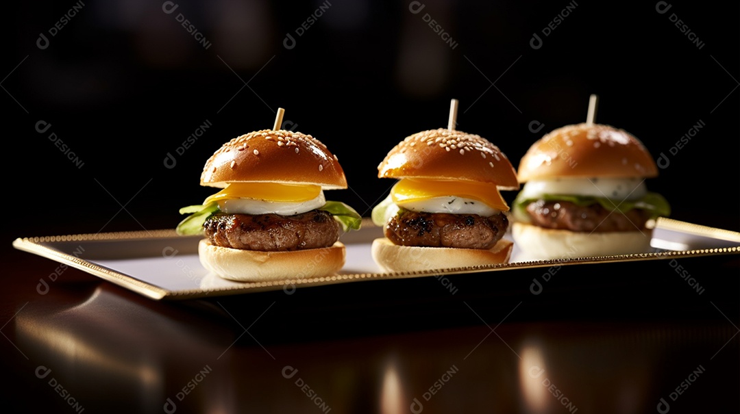 Sanduiche sobre prato em uma mesa de madeira