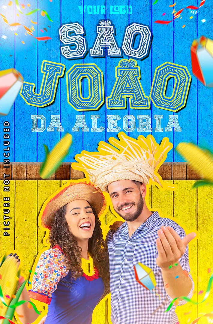 São João da Alegria Social Medias PSD Editável