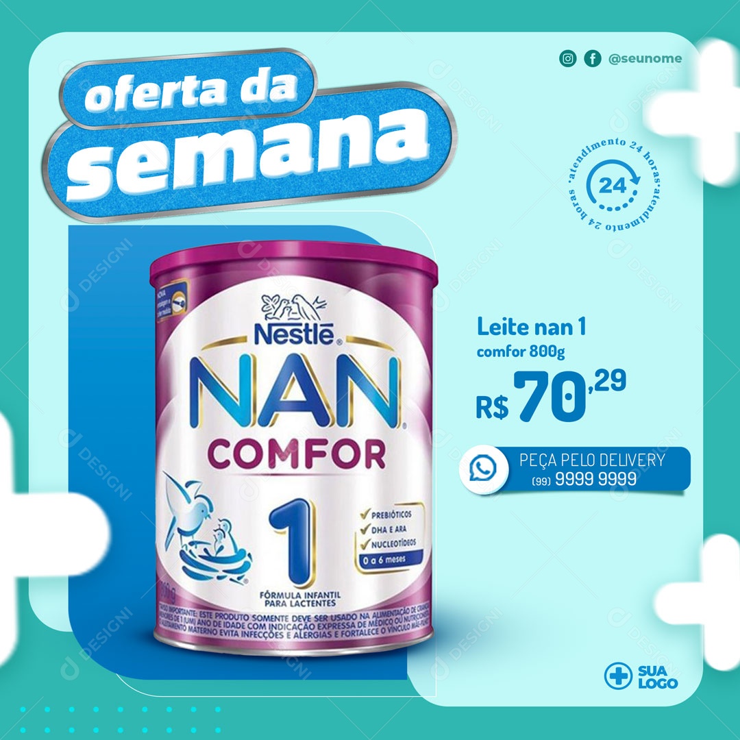 Oferta da Semana Promoção Social Media PSD Editável
