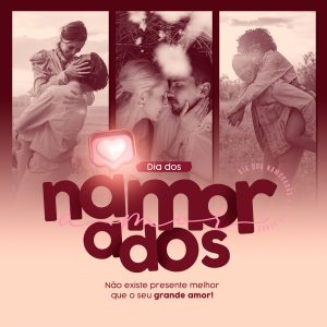 Grande Amor Dia Dos Namorados 12 De Junho Social Media PSD Editável