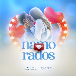 Dia Dos Namorados 12 De Junho Social Media PSD Editável