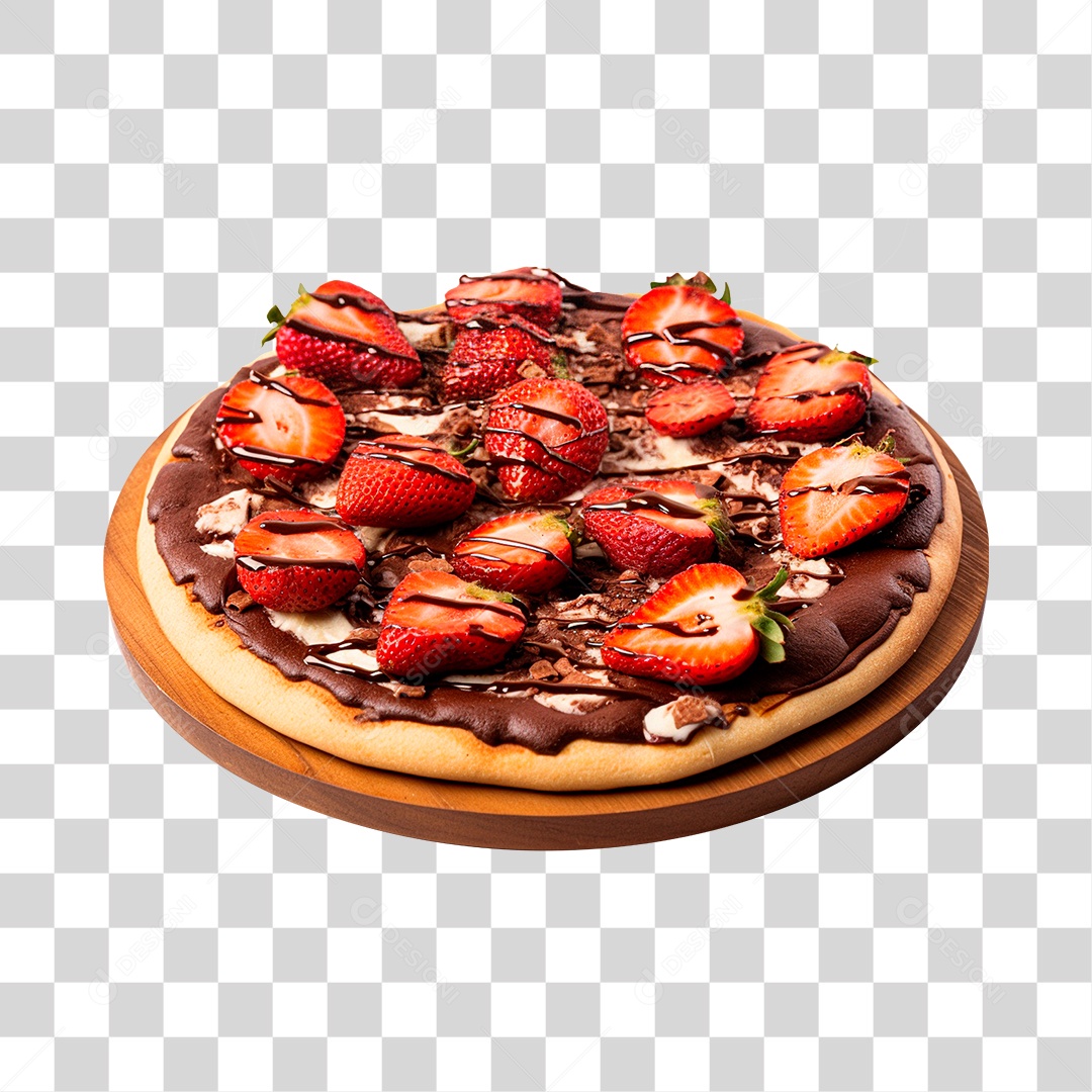 Deliciosa Pizza Doce Brasileira PNG Transparente Sem Fundo